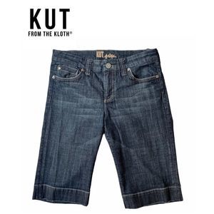 Kut from the Kloth Women’s Bermuda Capris Denim Shorts Size 8